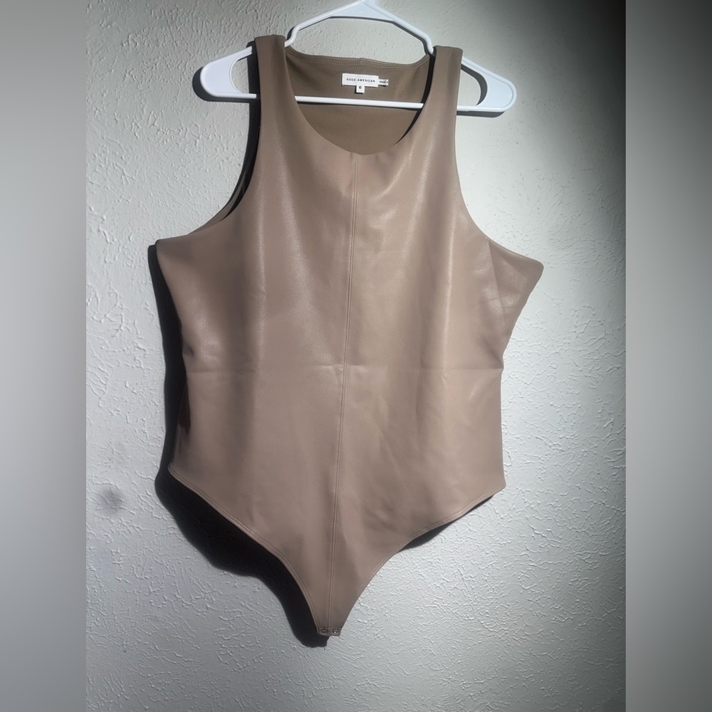 Good American Beige Bodysuit size 6/3XL. Plus Size"‎